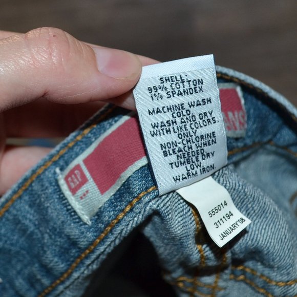 NWT Gap Denim Jean Bermuda Shorts Women Size 10 - Picture 6 of 6